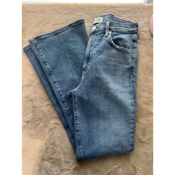 Citizens Of Humanity Blue Faded Flare Jeans Womens Size 29 Denim Casual Style - Picture 13 of 13